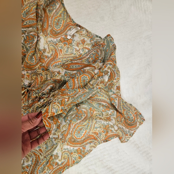 Helen Jon Paisley Mini Dress Coastal Beachwear,Cover Up NWOT - Picture 9 of 13